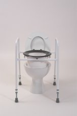 Raised toilet Seat Frame